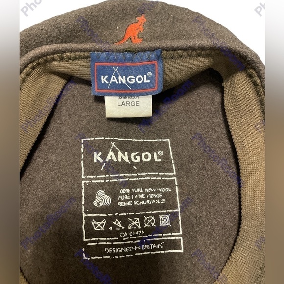 VINTAGE Kangol 100% Wool Men's Designer Brown Hat - Picture 5 of 8